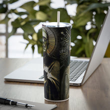 Bride of Frank and Monster Skinny Steel Tumbler with Straw, 20oz