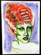 Bride of Lux & Ivy's Monster Art - Original Illustrations on Watercolor Paper
