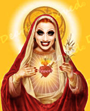 Celebrity Prayer Candle STICKER ONLY, Iconic Saints