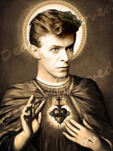 Celebrity Prayer Candle STICKER ONLY, Iconic Saints