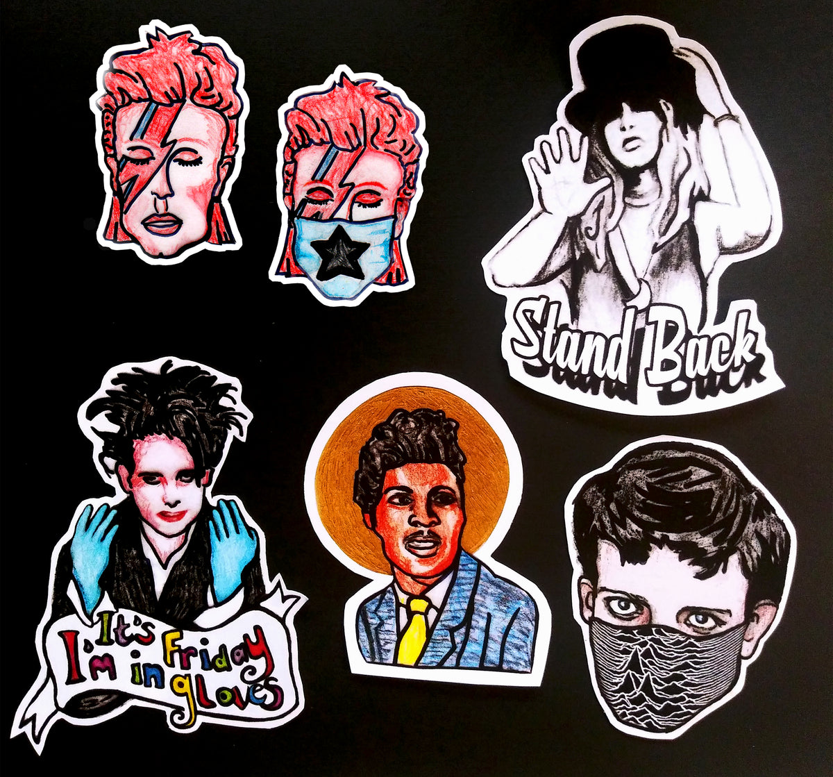 PUNdemic Musical Icon - Stickers – Dearly Beloved Creations