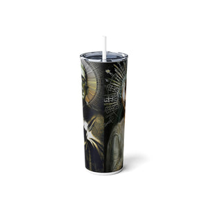 Bride of Frank and Monster Skinny Steel Tumbler with Straw, 20oz