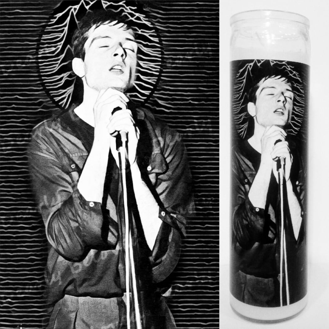 St. Ian Curtis - 7-Day glass Jar Prayer Candle