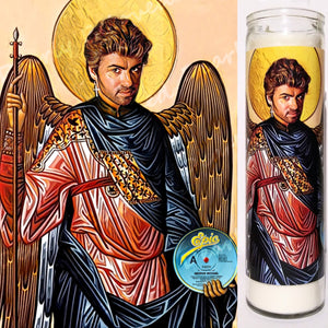 St. George Michael the Archangel of Faith - 7-Day glass Jar Prayer Candle