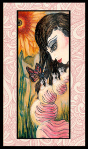 The Caterpillar Art - Painting PRINT, The Cure Inspired Fan Art