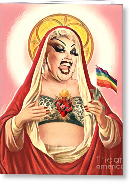 St. Divine - Greeting Card